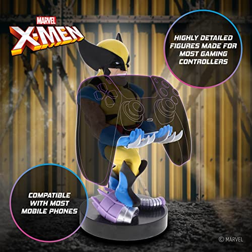 Cableguys Marvel Wolverine Controller Holder & Phone Stand - Gaming Accessories for Room and Desk Setup, Holder Compatible with Xbox, PlayStation & Most Standard Game Controllers