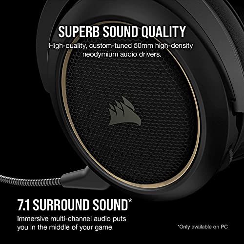 Corsair Hs70 Pro Wireless Gaming Headset — Cream (Renewed) #TOP1