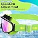 Vvinca Kids Swim Goggles 2 Pack, No Hair Pulling Comfort Fabric Strap Swimming Goggles for Kids Age 3-14, Anti-Fog/UV No Leaking Wide View Swim Mask for Toddler Boys Girls, Summer Pool Essentials