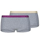 Hipster für Damen im 2er Set mit einem supersoften Webbündchen mit umlaufendem Bruno Banani Logo