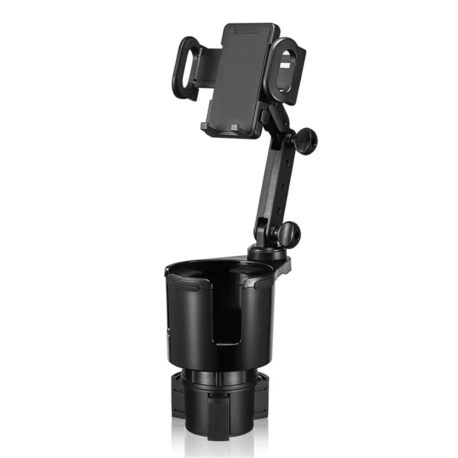 Supporto Lattine auto Espansore Per Portabicchieri Auto Con Supporto Per Cellulare Per Rotazione A 360° Per Smartphone Accessori Interni Per