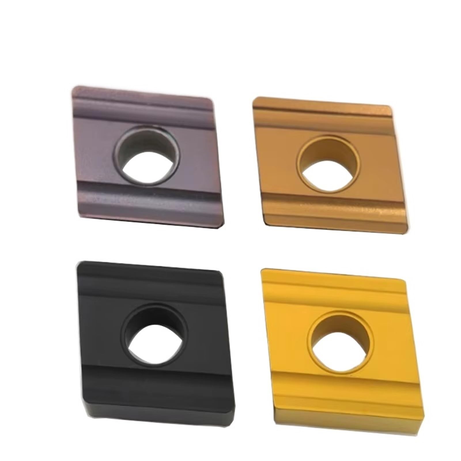 Herramienta De Torno Inserción Giratoria, Cortador Carburo 10 Uds. Para Acero Inoxidable(CNMG120404R-ZC ZM251)