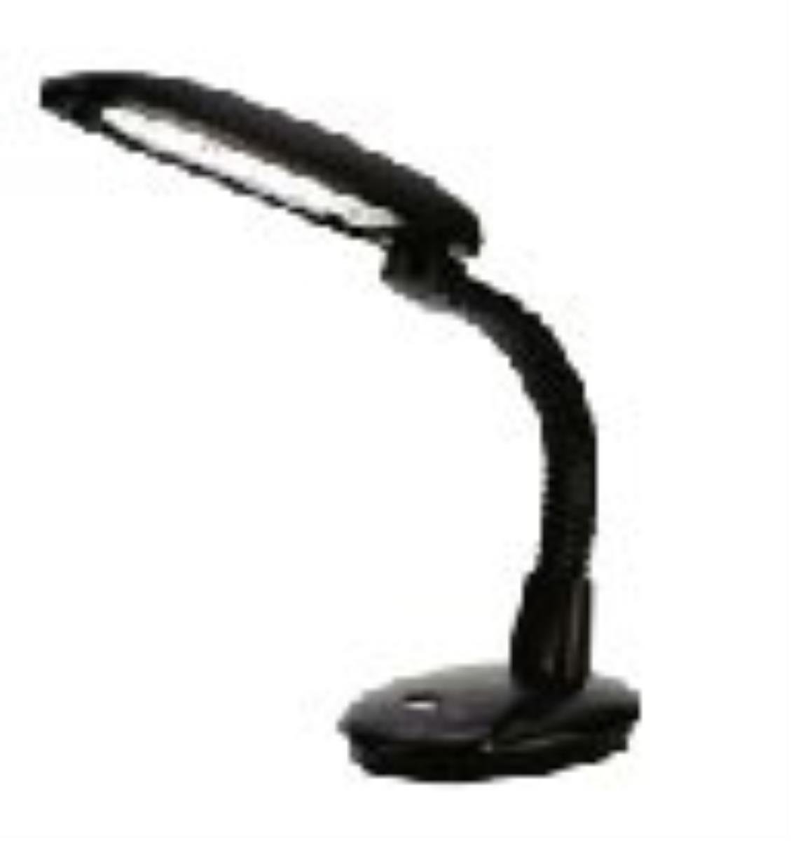 Sunpentown SL-813B EasyEye Energy Saving Desk Lamp with Ionizer - Grey (2-Tube)