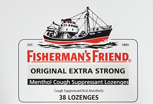 Cough Drops by Fisherman's Friend, Cough Suppressant and Sore Throat Lozenges, Original Extra