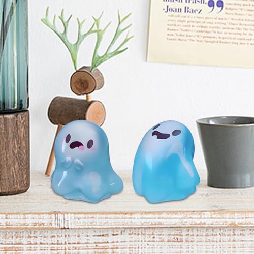 Fantôme Halloween fluorescent figurines miniatures et accessoires de table phosphorescents - 7
