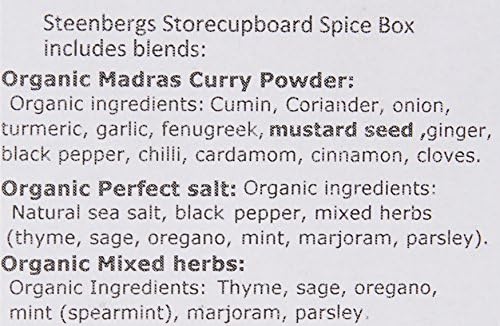 Steenbergs Organic Storecupboard Spices and Herbs Gift Box