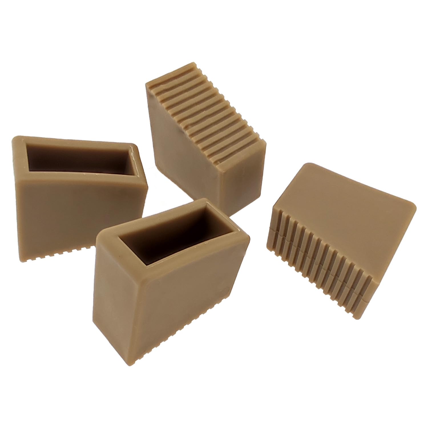 4 x stopka drabiny do drabiny stojącej do belek 60 x 22 mm, gumowe nóżki drabiny antypoślizgowe