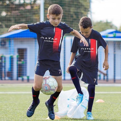 AYEUPZ Nr.7 Trikot für junge Fußballfans mit Raglan-Ärmeln - Detailansicht von AYEUPZ Nr.7 Kinder Trikot Deal – Dealf...