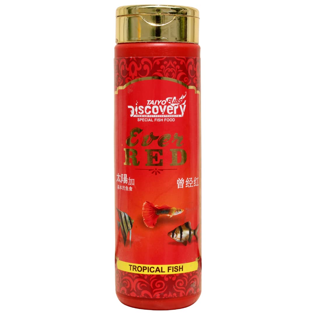 Taiyo Pluss Discovery® Ever Red Tropical Fish Food - 220 g | Superior Colour Enhancing Effect & High Growth for Fishes of All Life Stages (B0BB2BW4QW) Amazon Price History, Amazon Price Tracker