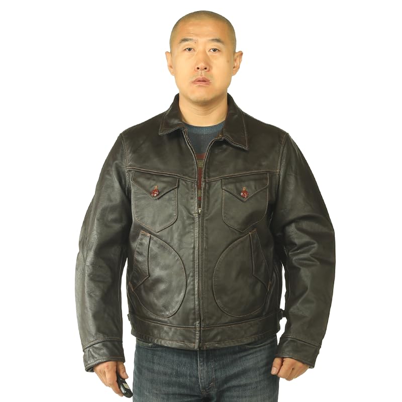 Men's leather jacket Mendoza style