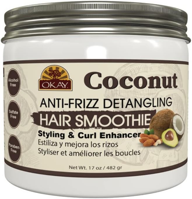 Coconut Curls Smoothie, Curl Enhancer, Alcohol, Sulfate & Paraben Free, 17 oz