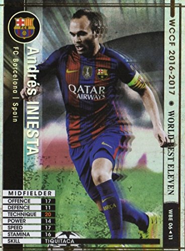 WCCF アンドレス・イニエスタ Amazon.co.jp: WCCF【16-17 Ver.3.0 / WBE 06】アンドレス・イニエスタ