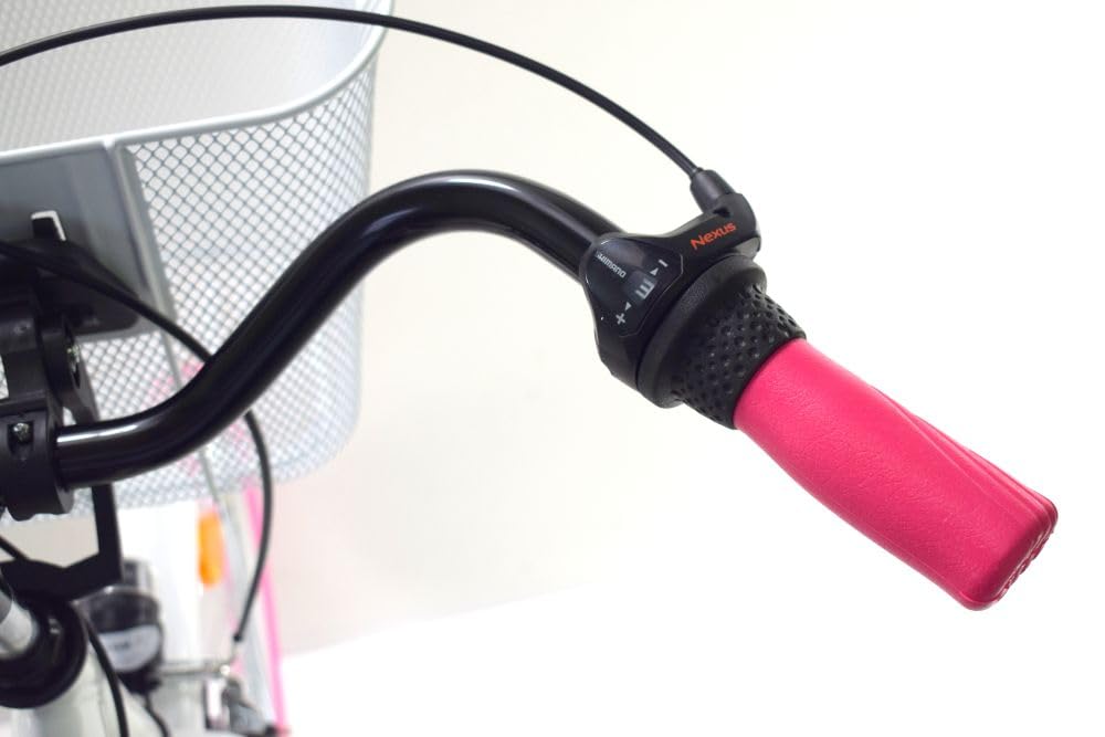 T&Y Trade 24 Zoll Mädchen Fahrrad Pink - 6 Gang City Bike Mit STVO Beleuchtung