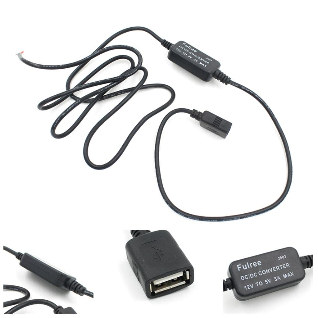 MYADDICTION 12V to 5V DC/DC Converter Regulator Module & USB Output Power Adapter 15W-image-14