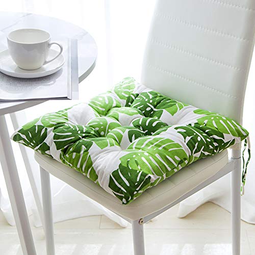 Rond Coussins de Siège,Coussins de Chaise Carrée Intérieur et Extérieur Décoration de Mobilier de Jardin,Coton et Lin Coussins d’Assise Galette de...