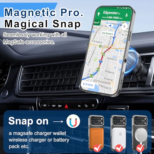Coque antichoc iPhone magnétique compatible MagSafe avec protection d'objectif intégrée - 4