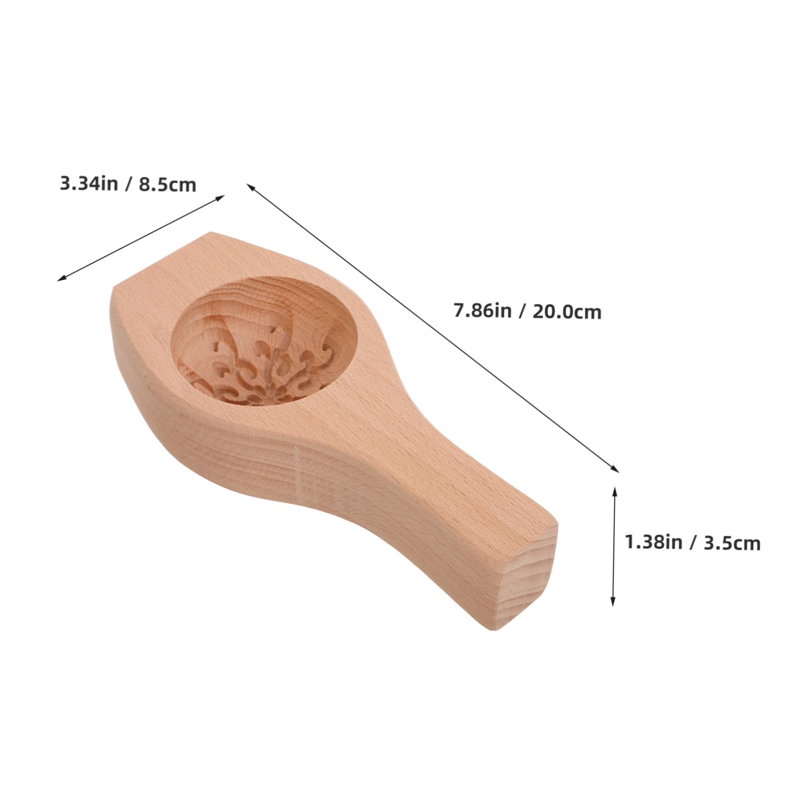 VINTORKY Homemade Steamed Buns Dumplings Mold Wooden Pastry Mold Traditional Chinese Maker Cookie Mould Walnut Shape Diy Baking Tool