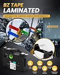 Vixic Machine de fabrication d'étiquettes avec-Tape, E1000 Label Maker Industriel Waterproof-Labels pour Cable Wire Network Labeling Bureau, Electrician Heat Shrink Label Makers Label Machine