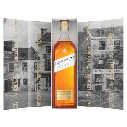 Johnnie Walker Blended Scotch Whisky | 51% vol | 70cl | John Walker and Sons 200th Anniversary Celebratory Blend | Amazon Exclusive | Neat or in Drinks | With Gift Box
