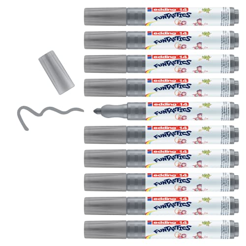 Edding 14 Funtastics Fasermaler – parent 3 mm grau