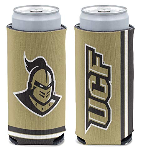 WinCraft University Central Florida UCF Knights Slim Can Cooler, 1-Pack, (Foldable, 2-Sided Design)