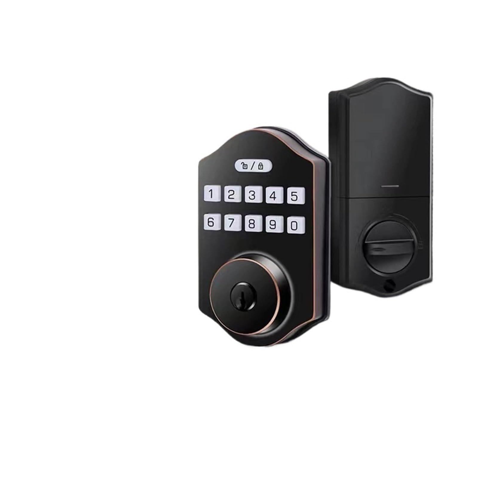 DIGNIFE Smart Door Lock, Home Indoor Wooden Door Smart Lock Fingerprint Password Electronic Door Lock