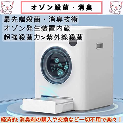 PET MARVEL 全自動猫トイレ 自動猫用トイレ 一本 自動トイレ の商品画像 3