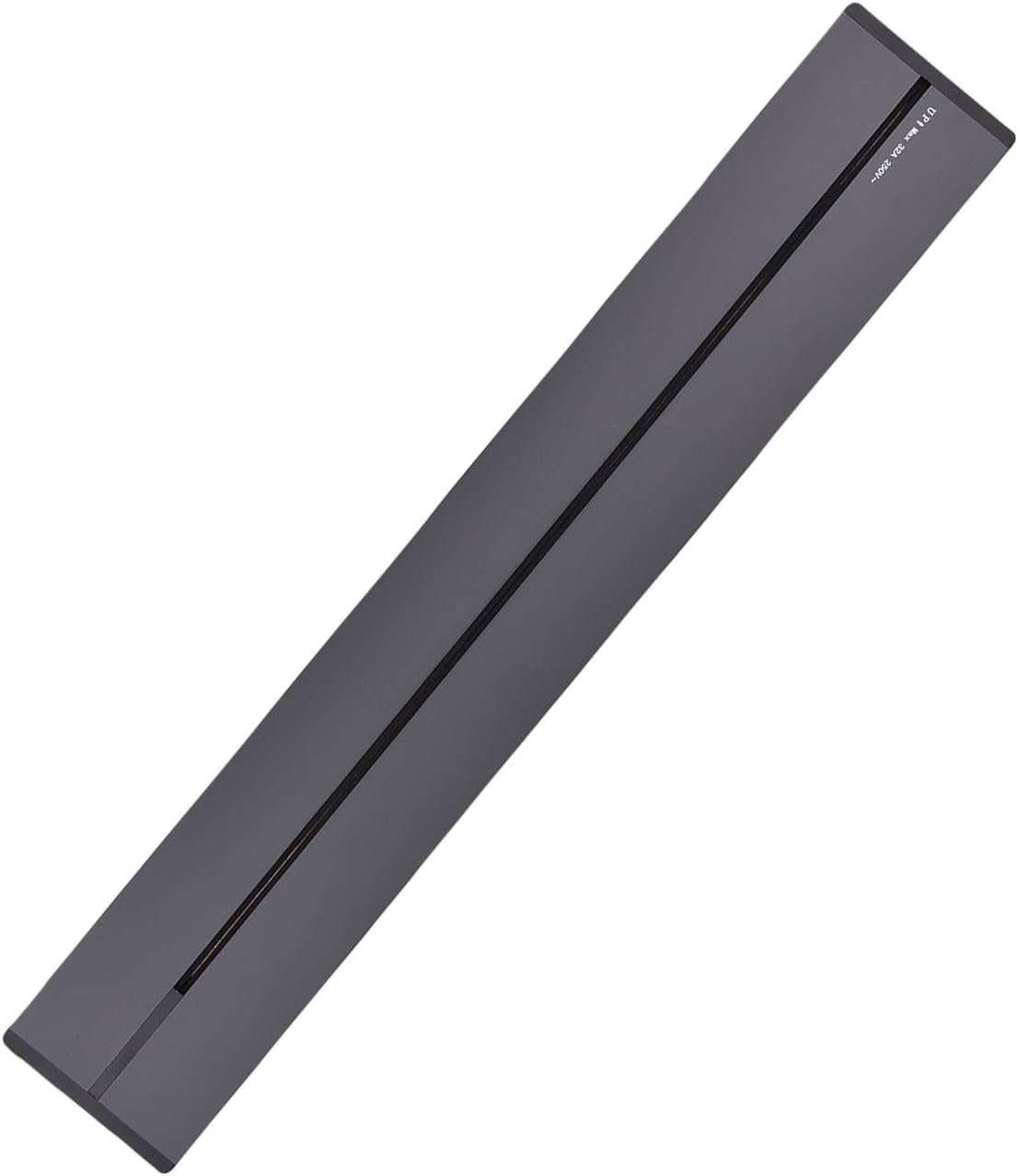 Track Socket 8000W Aluminum Alloy Sliding Rail for Dining Room, Bedroom - Sturdy and Longlasting (Gray)