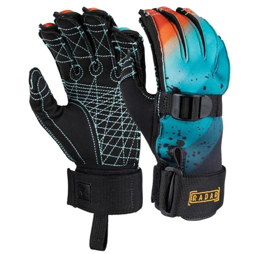 Radar Total Awesomeness Inside-Out Kid's Waterski Gloves Youth Large