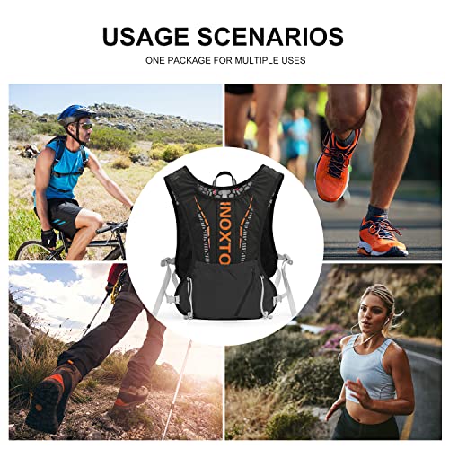 Image of INOXTO Running Hydration Vest Backpack,Lightweight Insulated Pack with 1.5L Water Bladder Bag Daypack for Trail Hiking Running Cycling Race Marathon for Women Men