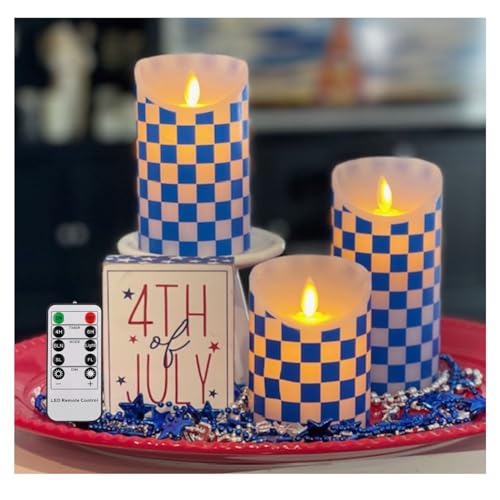 Bougies LED lot de 3 cadeau idéal pour crémaillère et fête