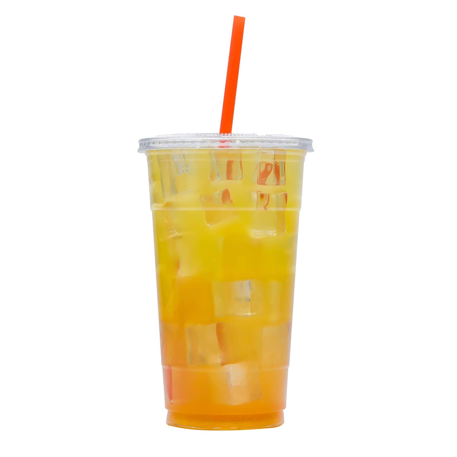 Karat [300 ct] 32oz Plastic Cups, Clear Disposable Cold Cup for Iced Coffee, Smoothies, and More, 107mm (C-KC32) - Image 8