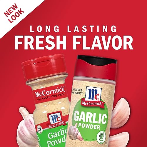 McCormick Garlic Powder, Non GMO, Made from Fresh, Whole Garlic Cloves, For Bringing Consistent Flavor to Meals & Recipes, 3.12 oz - Image 5