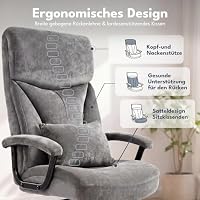 Asukale Bürostuhl 200kg, Chefsessel, Office Chair XXL Breiter Sitzfläche – Ansicht 4