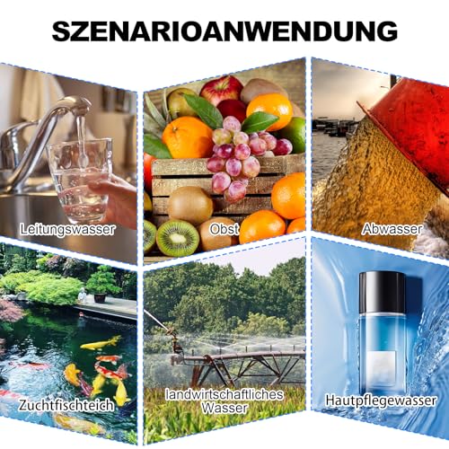 TDS Messgerät,Wassertester Trinkwasser Mikrosiemens Messgerät und PPM Messgerät Wasser TDS Wasserqualität Tester EC Messgerät 3 In 1 TDS Digital Wassertester für Trinkwasser Pool Aquarium Teich