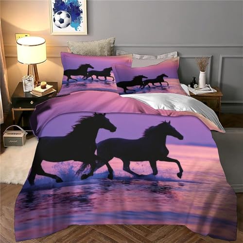 Parure de lit vache des Highlands 3D housse de couette microfbre Super King - 6