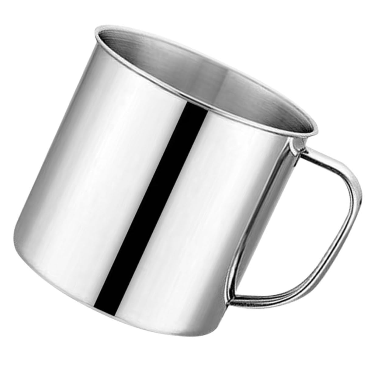 Cabilock Pcs Portable Drinking Water Cup Stainless Steel Cup Campfire Mug Camping Mugs Leakproof for Outdoor Use