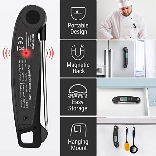 Thermopro TP605 BLACK Instant Read Meat Thermometer Digital thumb #6