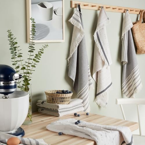 Paños de cocina KitchenAid de algodón tejido premium, diseño 100% absorbente 3