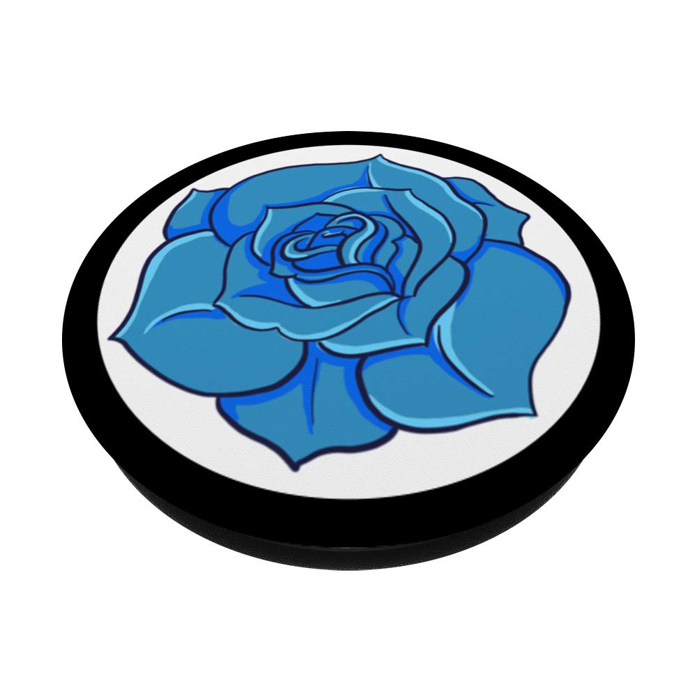 Light Blue Rose Tattoo