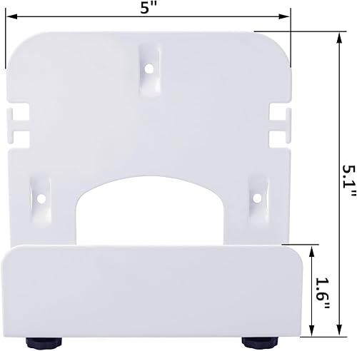 Miniatura 3 de Gmailmall - Soporte de pared ajustable para módem para la mayoría de reproductores multimedia estrechos, compatible con Roku, router, Fire TV, M4