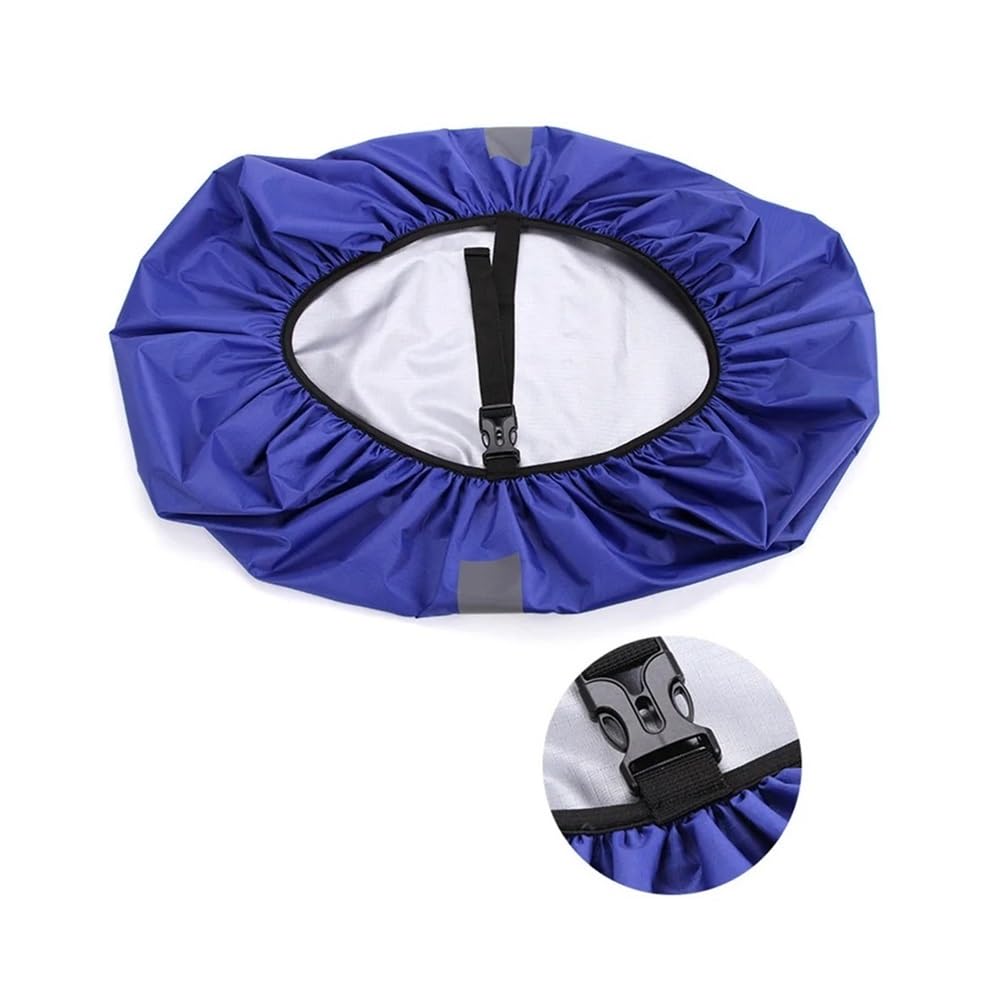 Hikoo Daily Type A-Blue Reflective Rain Cover Backpack 20L 35L 45L 60L Waterproof Bag Camo Outdoor Camping Hiking Climbing Dust Raincover(30-40L,)