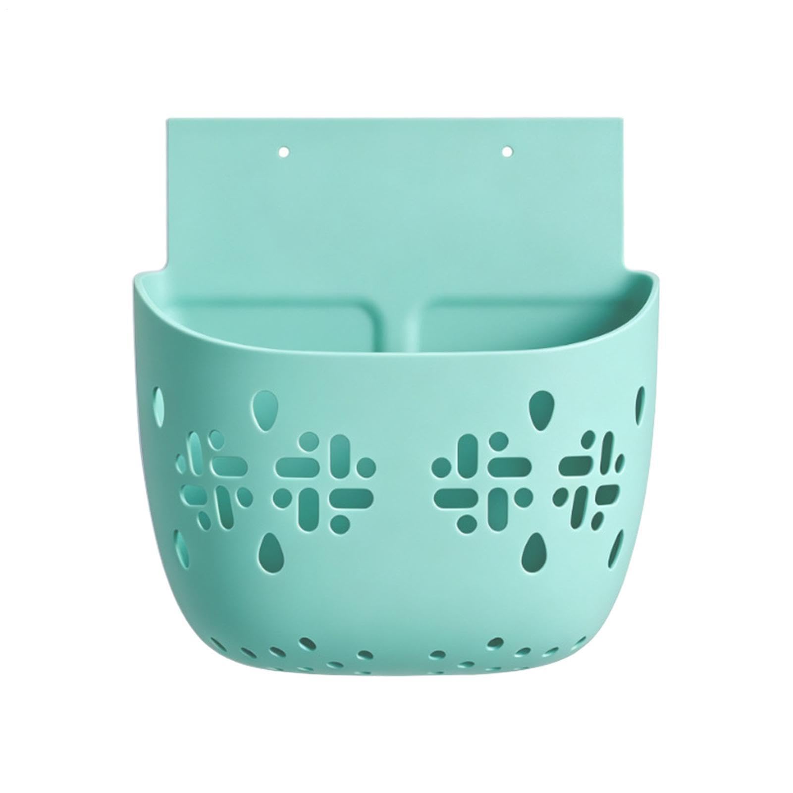 Support de jouets de douche pliable en silicone | Grand panier de rangement mural pour salle de bain, piscine, idéal pour les enfants et les filles
