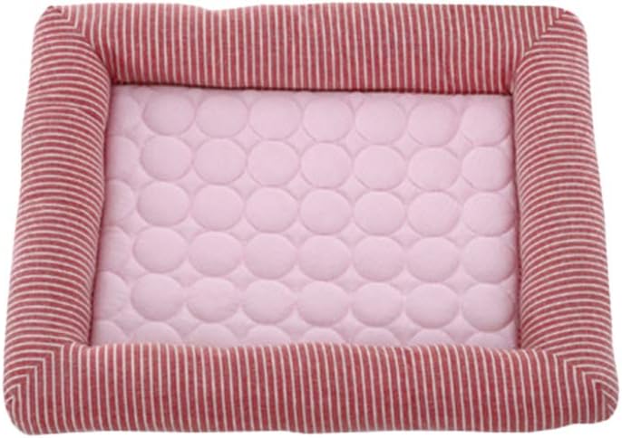 POPETPOP Indoor Pet Cushion Dog Cooling Pad Cat Bed Detachable Cover Washable Cool Pet Pad