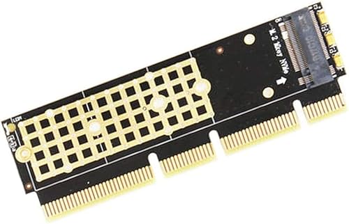 HLT Adaptador M.2 NGFF NVMe SSD a PCIE 3.0 X16/X8/X4 para servidor 1U/2U y PC de bajo perfil