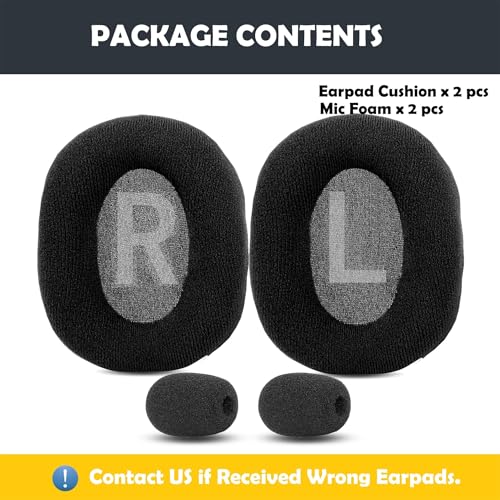Coussinets pour Turtle Beach Elite Pro 2 confort premium en tissu - 6