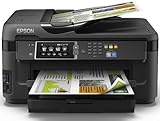 Epson WF-7610DWF Workforce Multifunzione Ink-Jet a Colori, Funzione Stampa/Copia/Fax/Scansione, con...