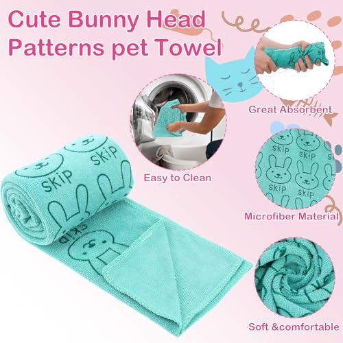 12 Pcs Microfiber Dog Towels for Drying Dogs, 20 x 40 Inch Quick Dry Absorbent Pet Towels for Dogs, Puppy Cat Bathing Grooming Travel Supplies (12 Colors) - Image 4