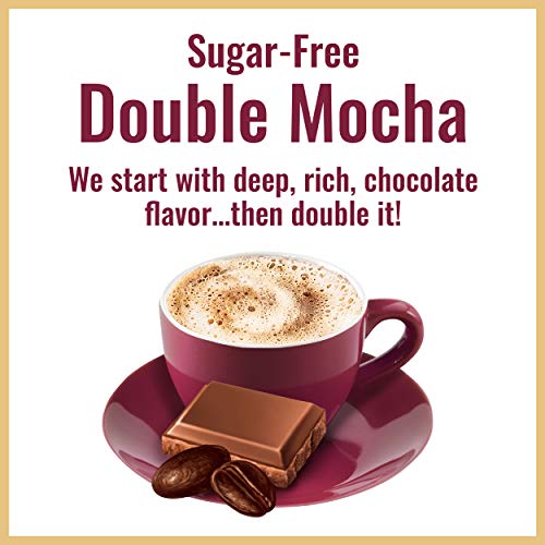 Hills Bros Instant Sugar-Free Double Mocha Cappuccino Mix, Easy To Use, Enjoy Coffeehouse Flavor From Home, Frothy And 10 G Of Carbs, 12 Oz #TOP1