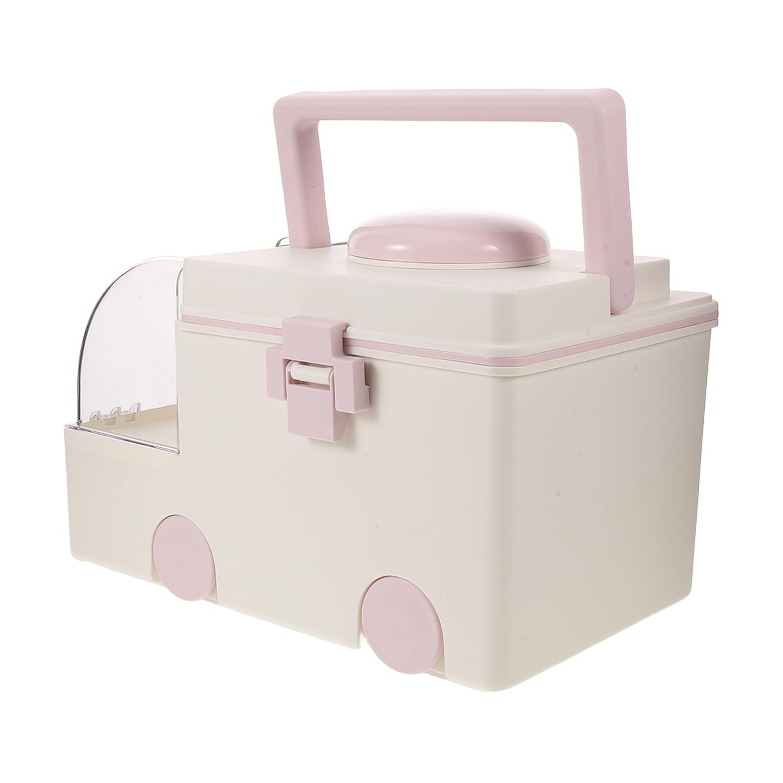 Caja Organizadora de Medicamentos Portátil Grande para Primeros Auxilios, Maletín Médico Multiusos con Asa, Plástico Resistente al Agua, Kit de Emergencia Familiar para Hogar,